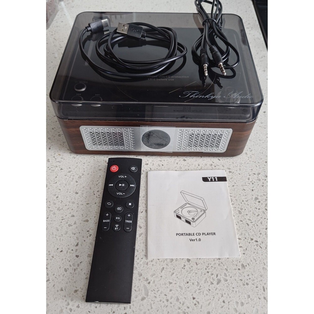 Y11 Retro CD Player for Home, Bluetooth Portable Player Speakers